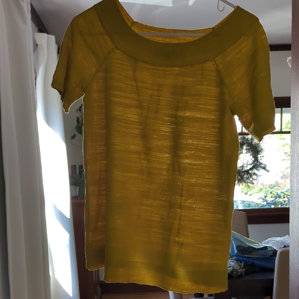 Loft - Vibrant Yellow Knit Top